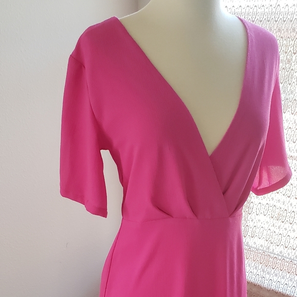 NWOT She + Sky Magenta Dress - Picture 3 of 8